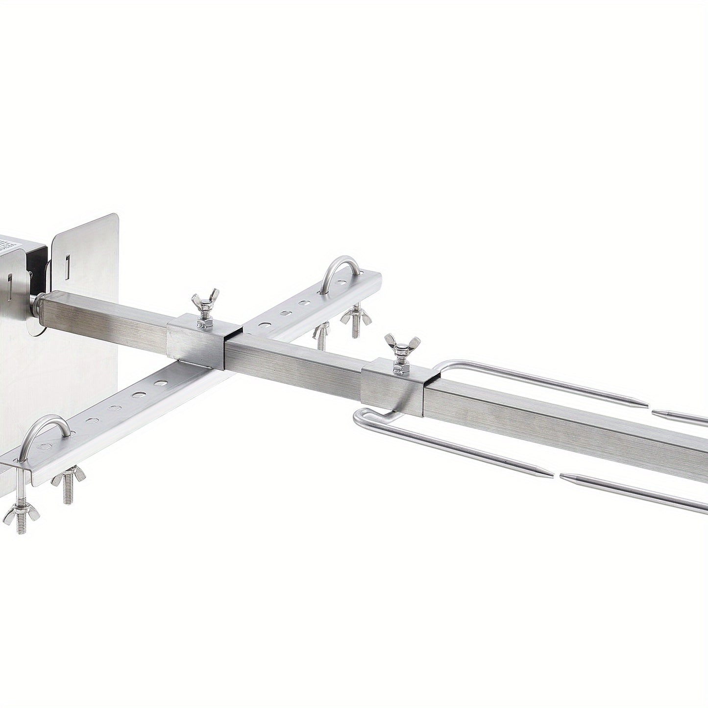 Electric BBQ Stainless Steel Rotisserie Grill Kit.