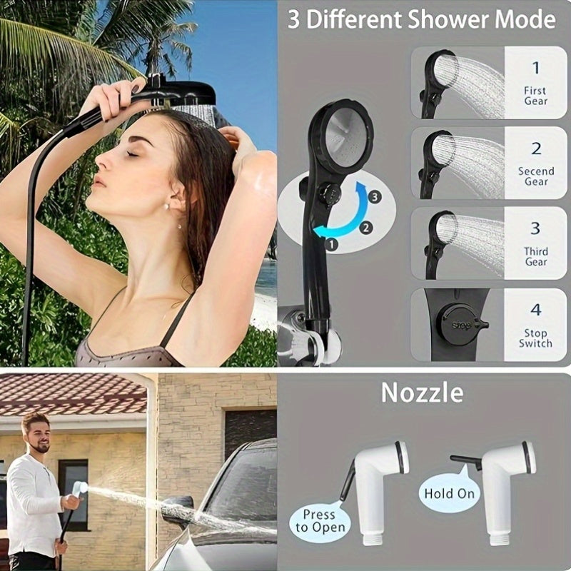 7800mAh Rechargeable Portable Camping Shower