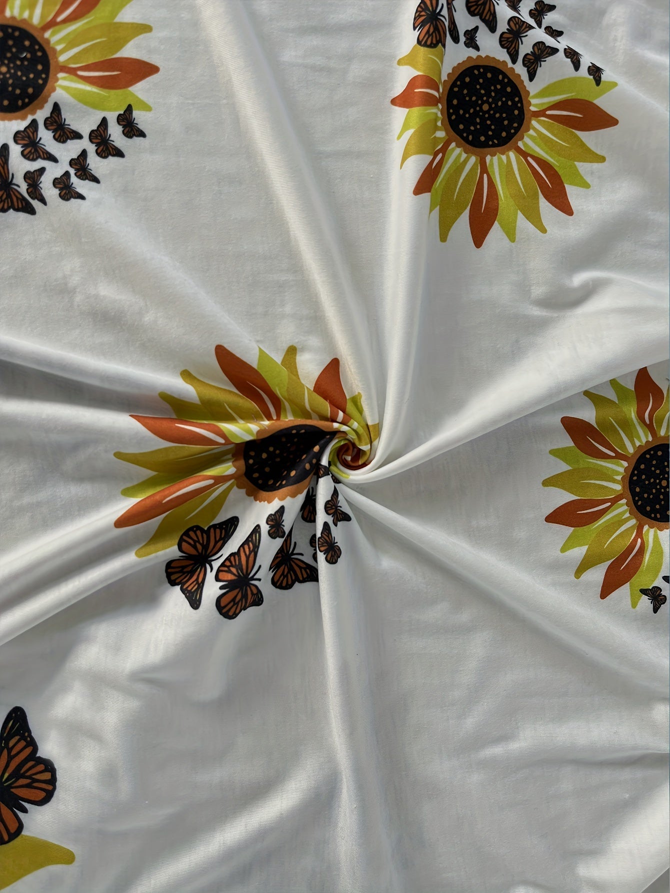 Women's Sunflower Print Cami Dress, For Summer.
