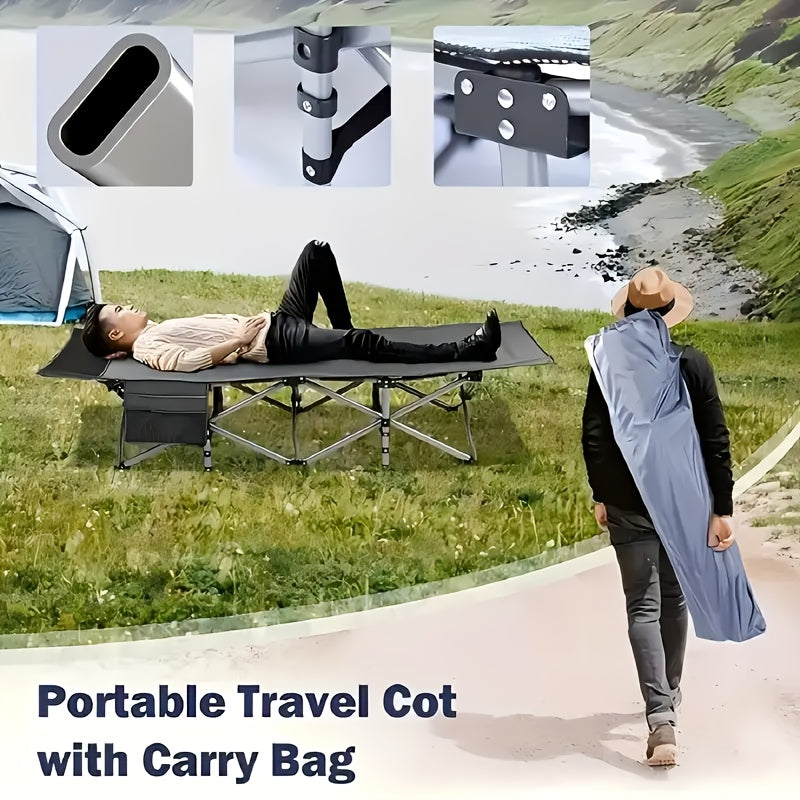 75in Foldable Sleeping Bed Double-Sided Mattress,