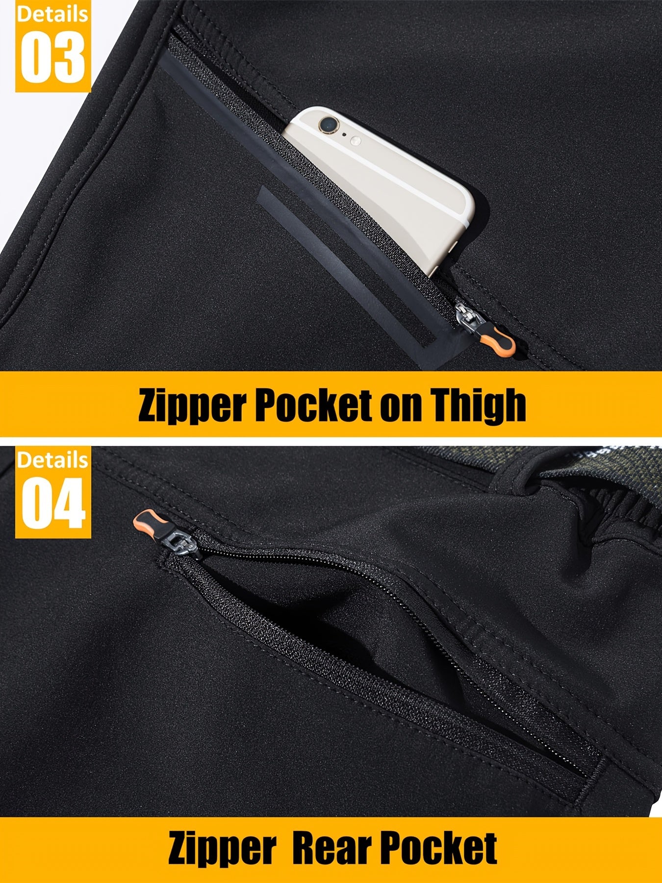 Men’s Winter Fleece Lined Jacket and Pants Set