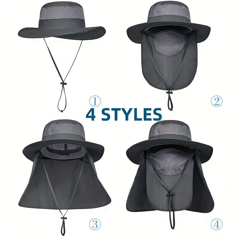 3Pcs UPF 50+ Sun Protection And Neck Flap,