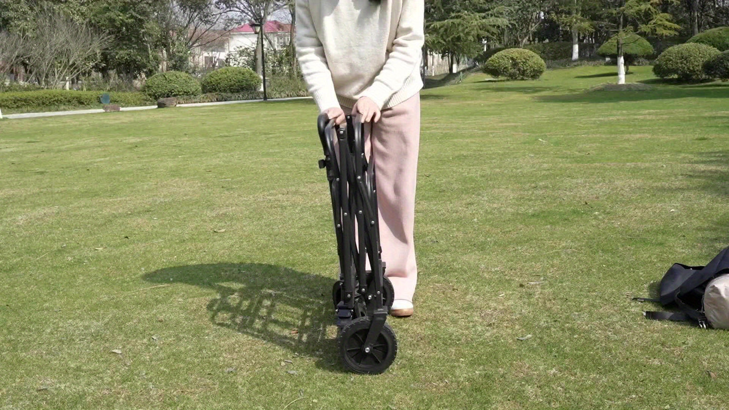 Foldable Wagon Cart, Big All-Terrain Wheels,