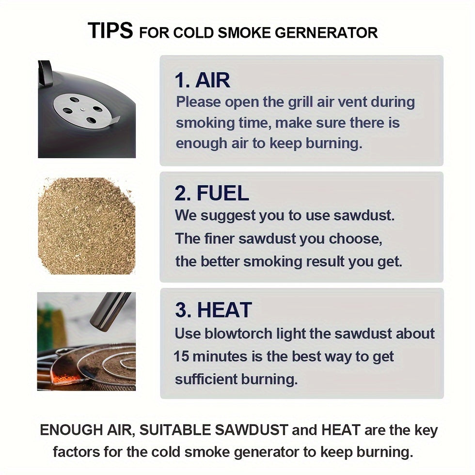 1pc, Smoke Generator, For Hot And Cold Smoking. Read More