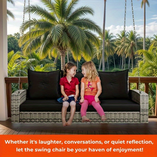Wicker Hanging Porch Swing Lounge Read More