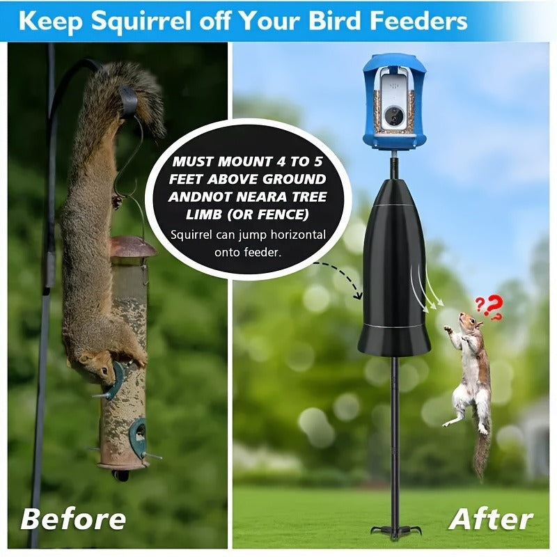 1Pc Bird dock Smart Bird Feeder Guard, Squirrel-Baffle .