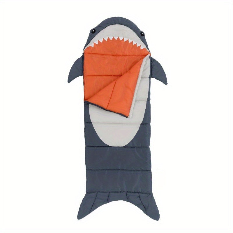 Youth Sleeping Bag - Shark Design,