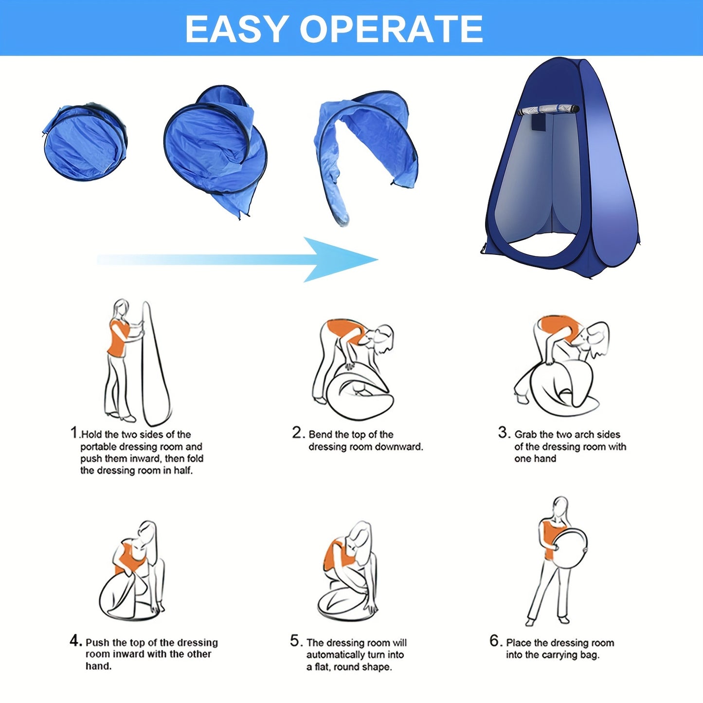 Pop Up Privacy Tent Portable Shower Tent & More.