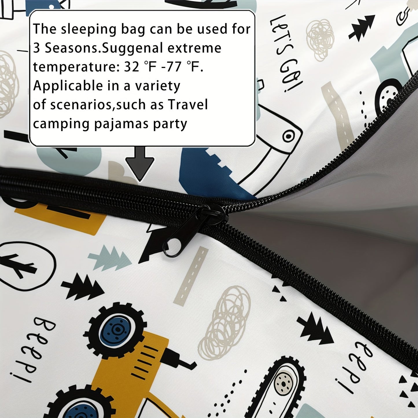 Sleeping Bag for Kid's Camping, Hiking