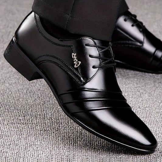 Men's Business Shoes, Lace-up Dress Shoes Formal Occasions