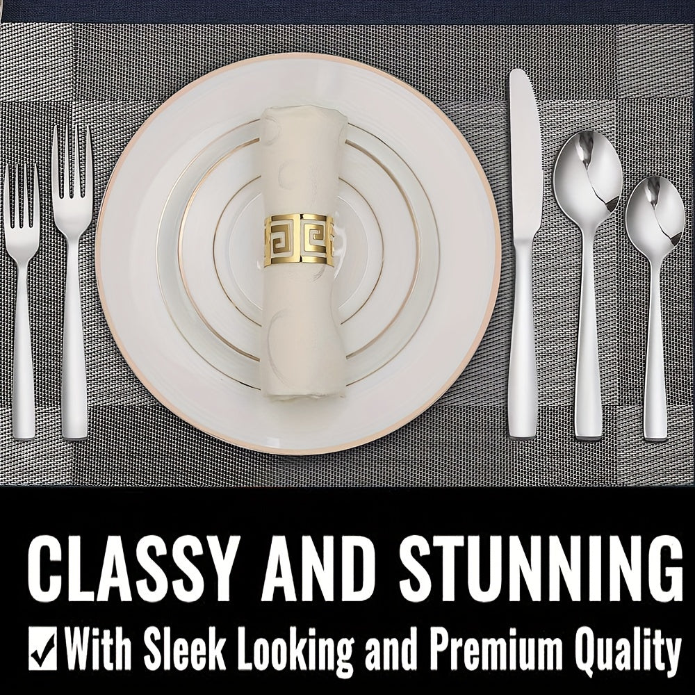 Set Of 48 Pieces Of Stainless Steel Silverware, Read More