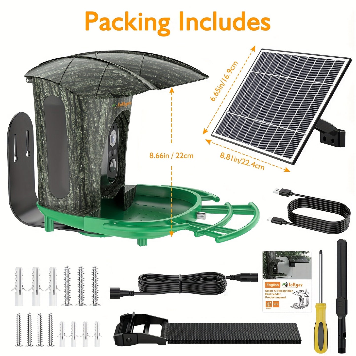 1080P Intelligent Bird Feeder Camera - Read More.