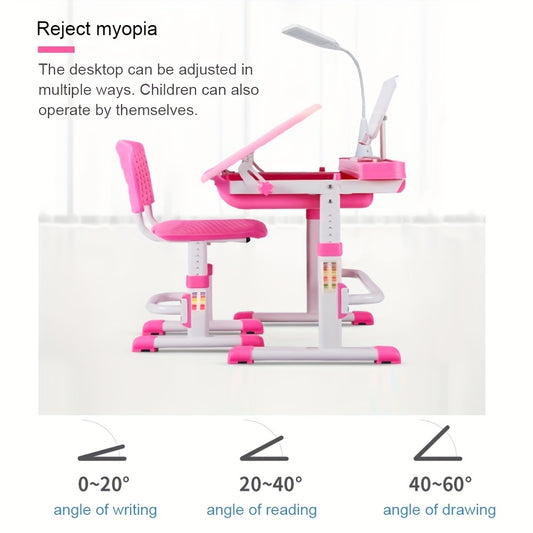 Kids Study Desk And Chair Set,