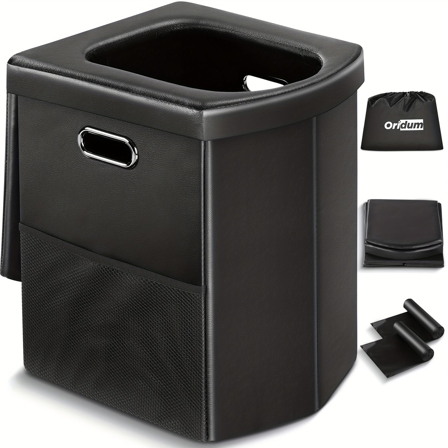 Portable Toilet for Adults 400lbs Capacity, 16.5in Height,