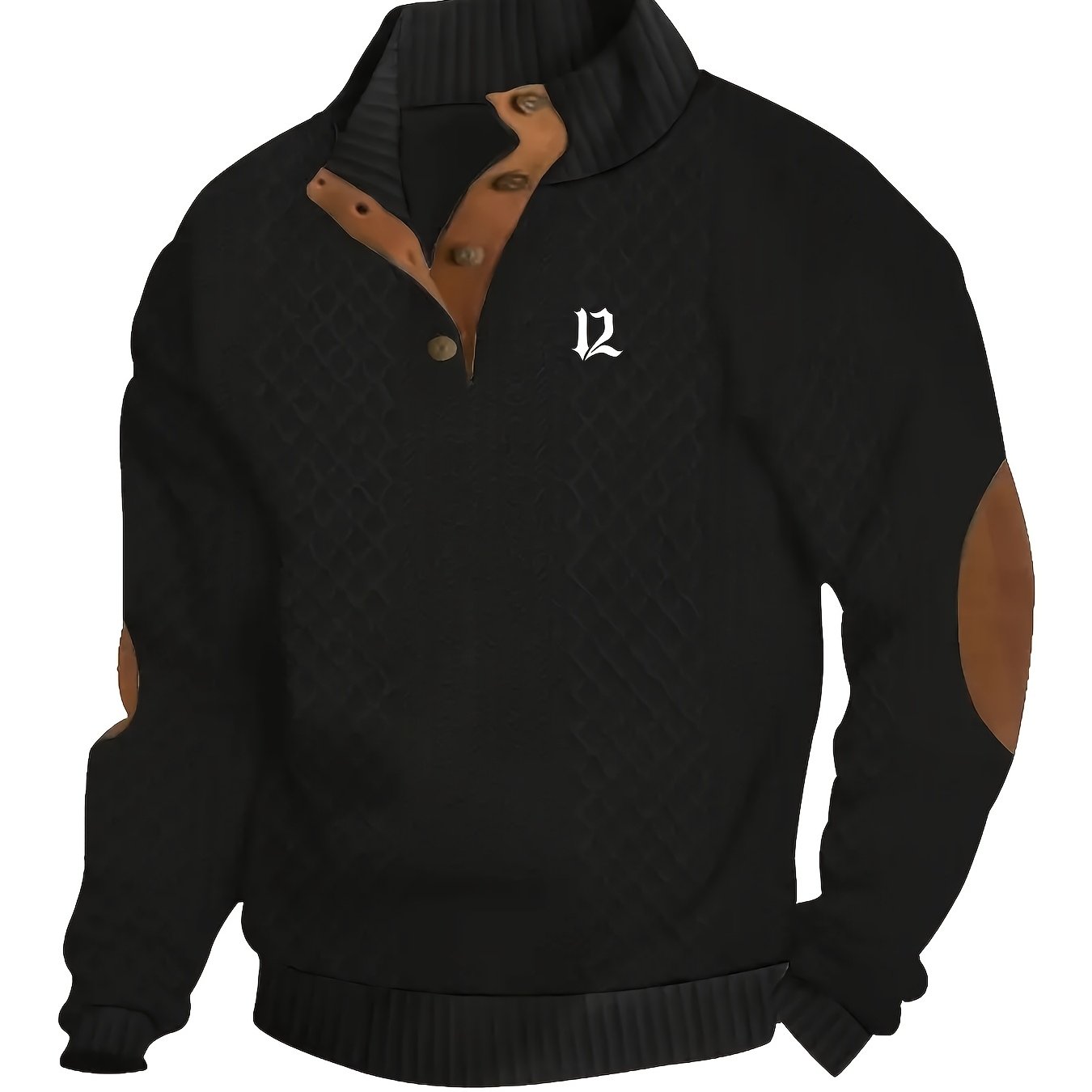 Men's Warm Shirt Soft Beige Knit,