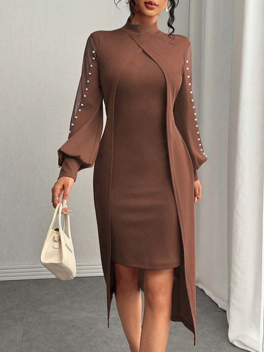 Elegant Black Maxi Dress. Fall Fashion