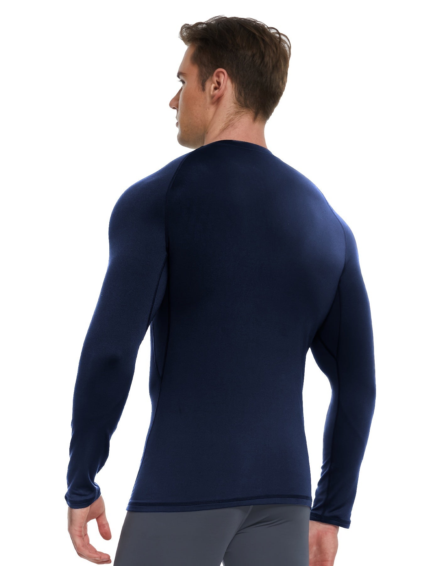 5 Pack Compression Base Layer Long Sleeve Shirts for Men