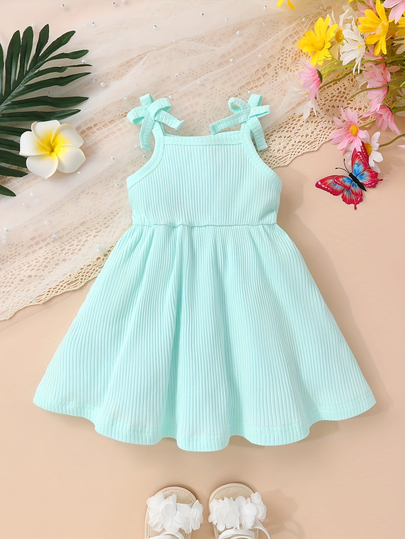 3pcs Full Body Floral Print Princess Dress Set