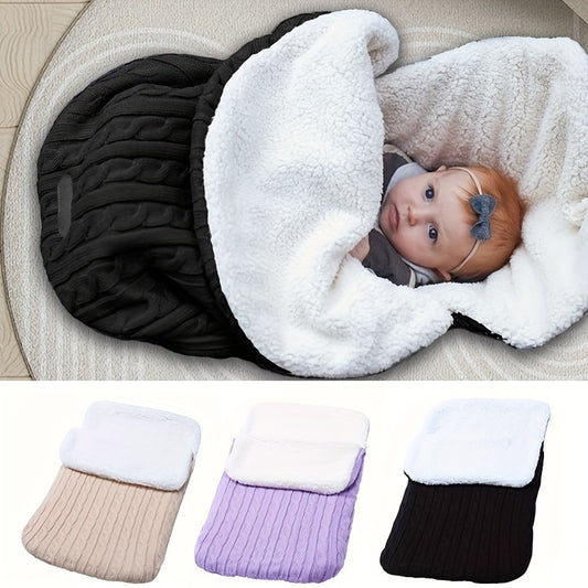 Baby's Fleece Sleeping Bag, Thick Knitted, Warm