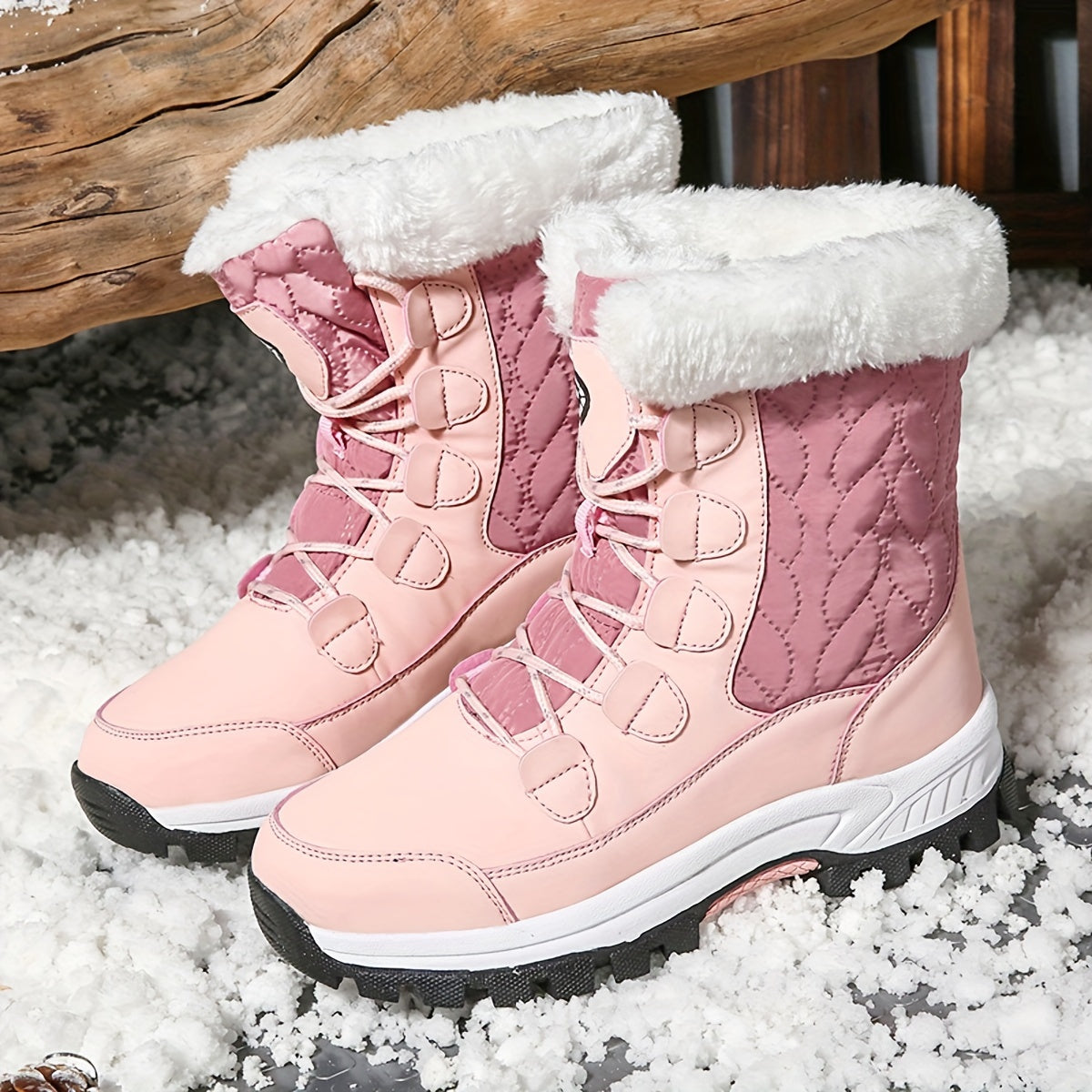 Women's Outdoor Winter Boots, Warm Non-slip Boots