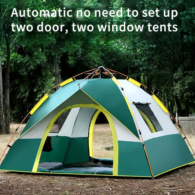 All Season Automatic Pop Up Camping Tent for 2 to 4 People