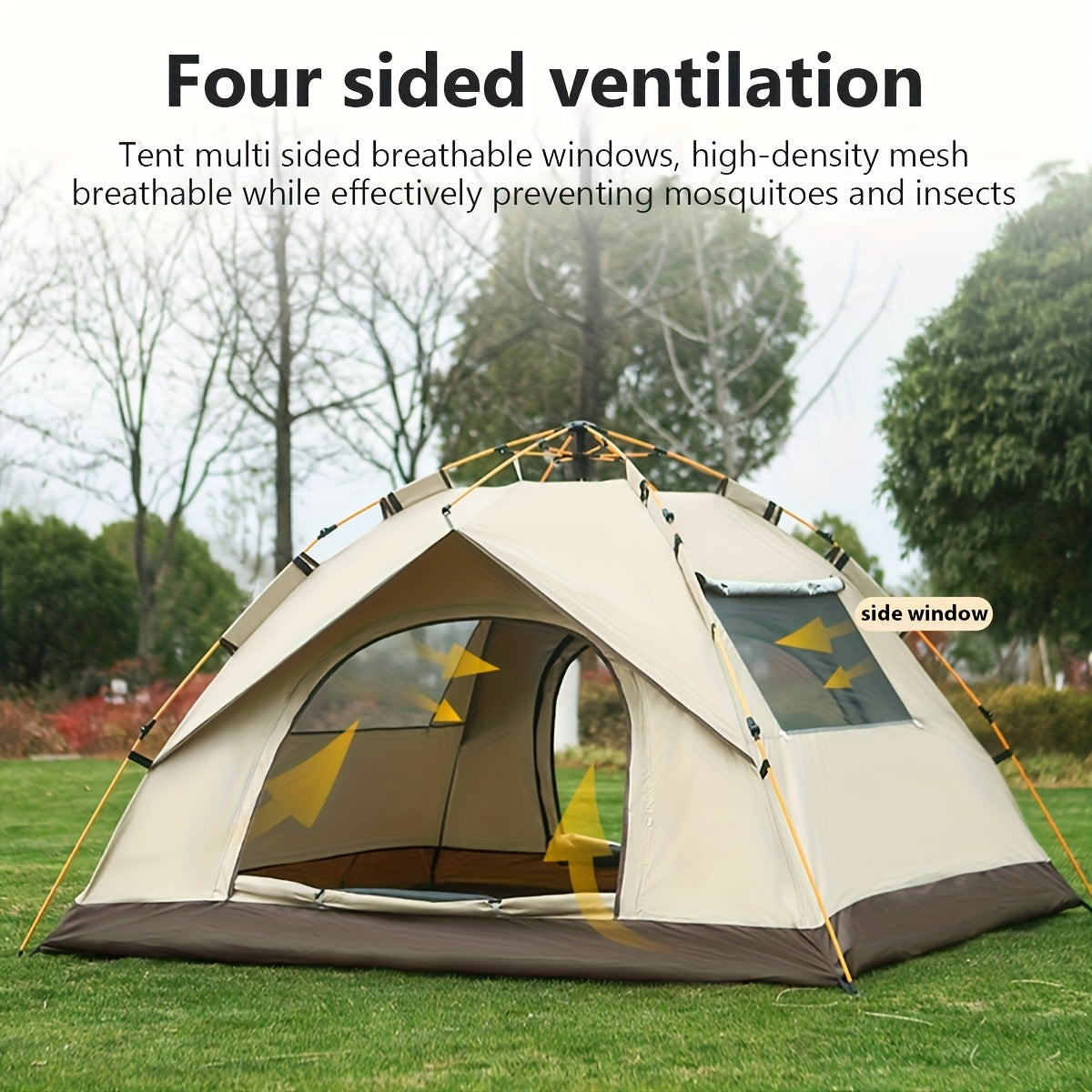 Automatic Pop Up Camping Tent 1-6-Person