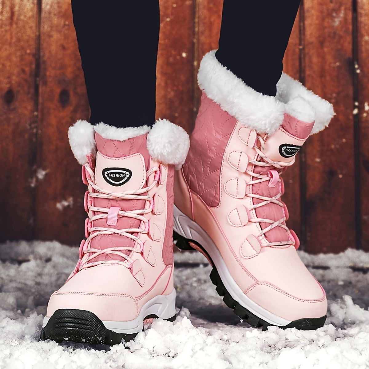 Women's Outdoor Winter Boots, Warm Non-slip Boots