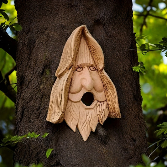 Happy Face Decorative Bird House/Feeder