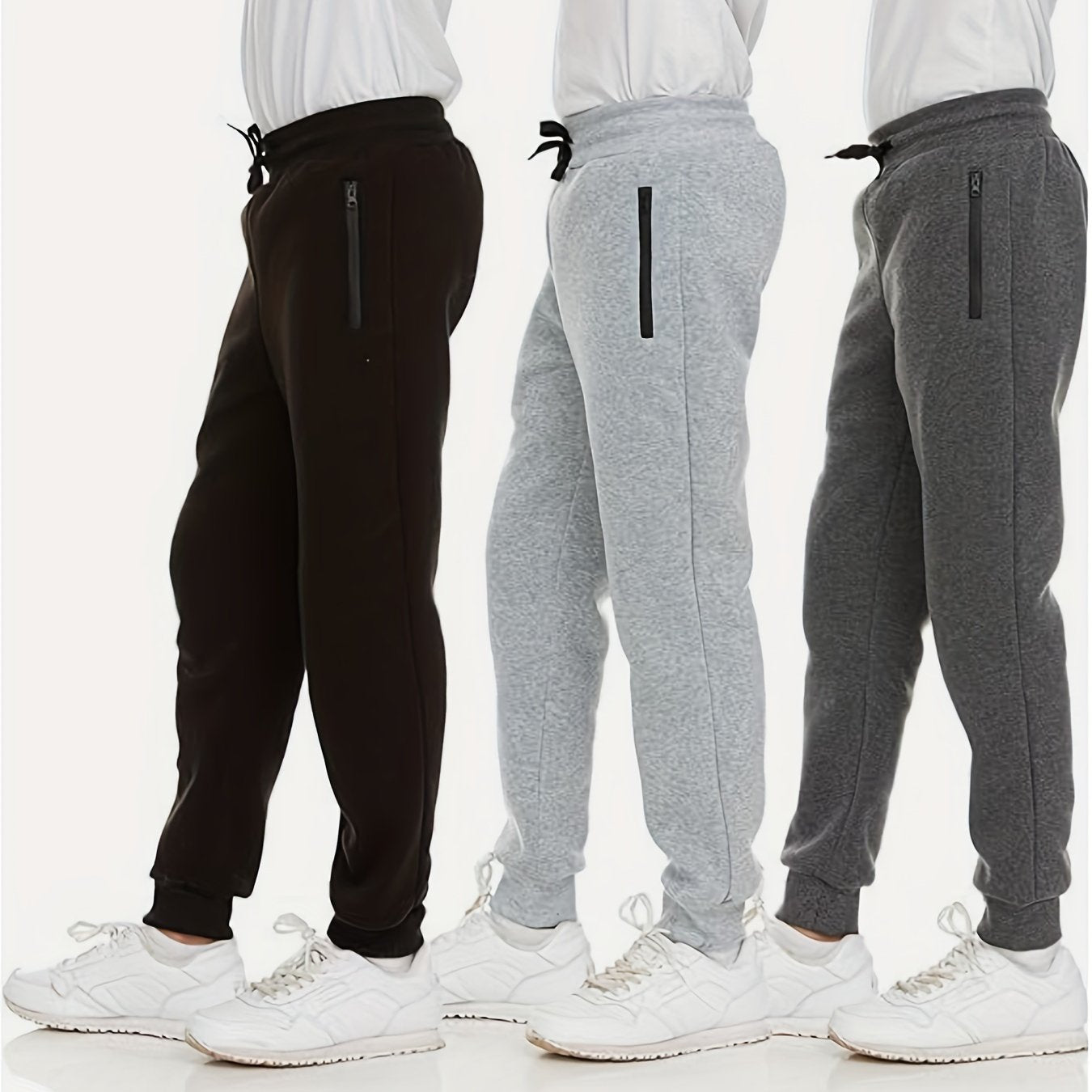 Boy's 3pcs Casual Sweatpants 