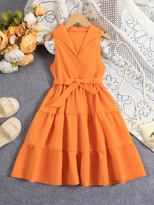 Girls A -line skirt girl dress