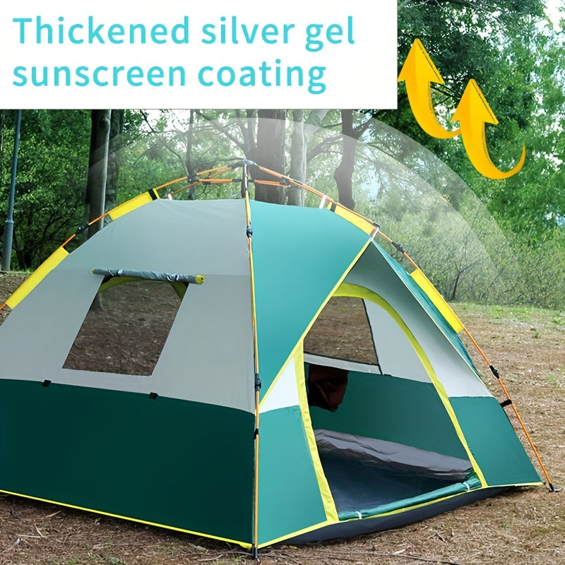 All Season Automatic Pop Up Camping Tent for 2 to 4 People
