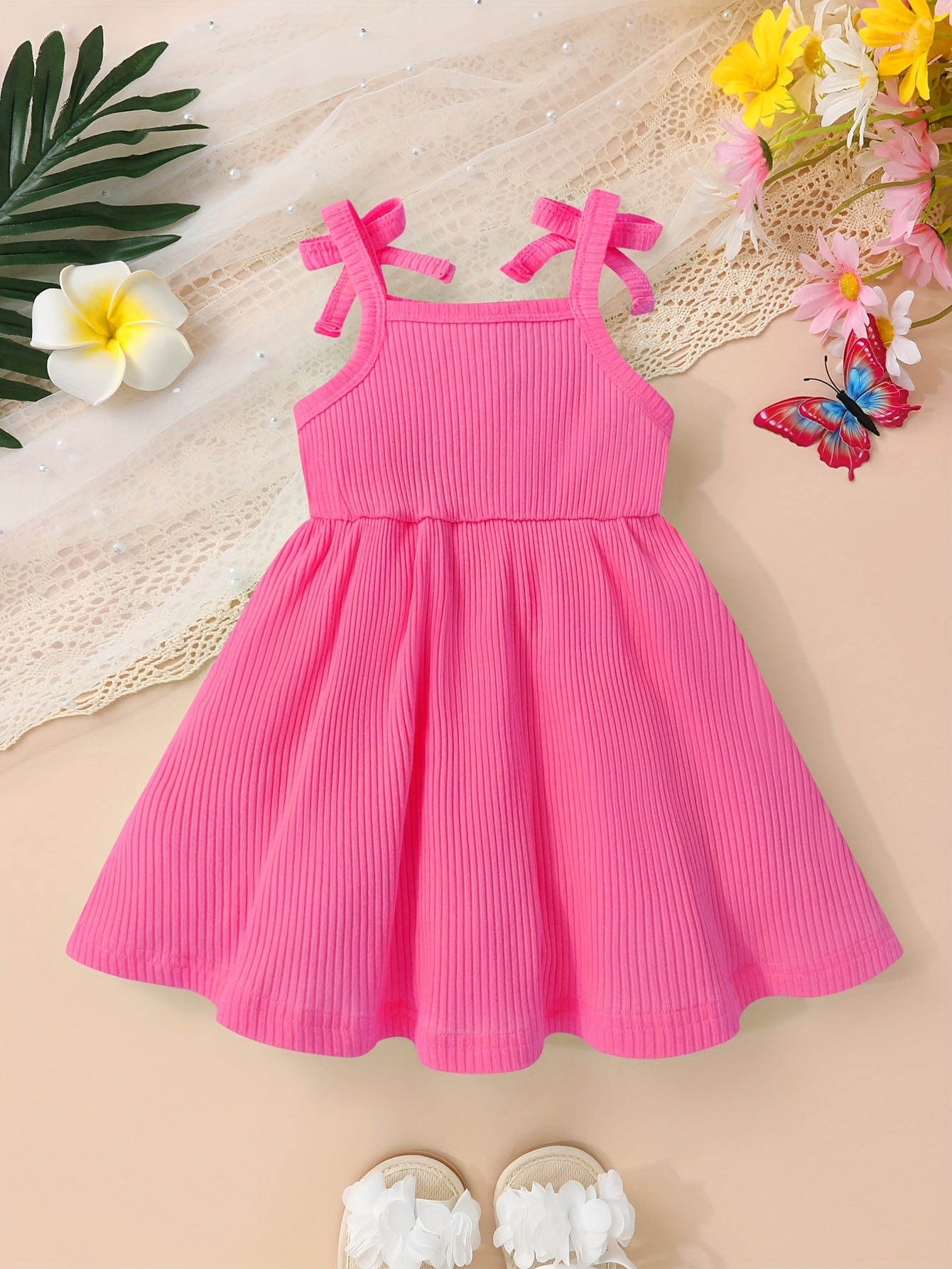 3pcs Full Body Floral Print Princess Dress Set