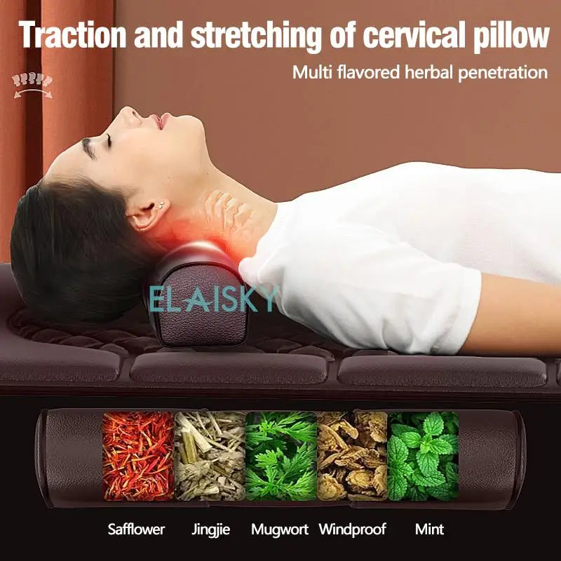 Electric Heated Massage Mattress with Infrared Therapy