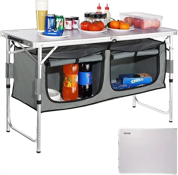 Folding Outdoor Camping Kitchen Station for Patio