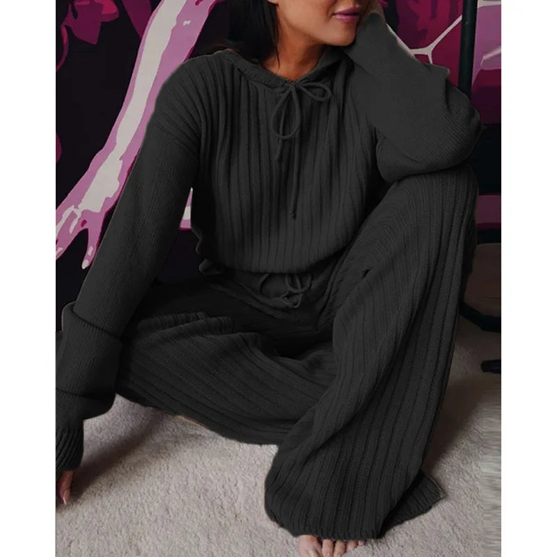 Women's Sweat Suit Long Sleeve, Hoodie, Pants Suit.