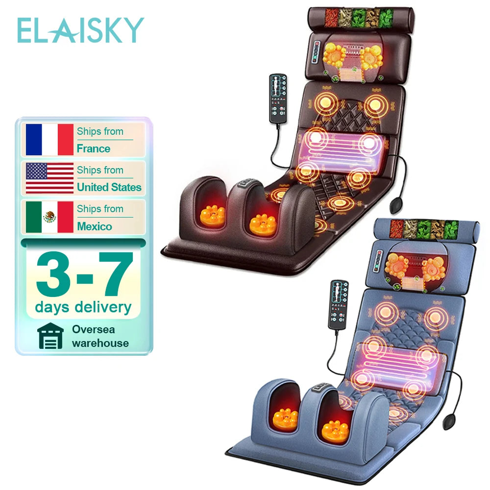 Electric Heated Massage Mattress with Infrared Therapy