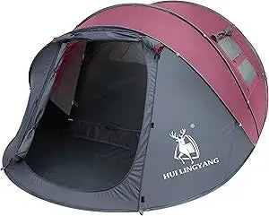 6 Person Waterproof Pop Up Camping Tent