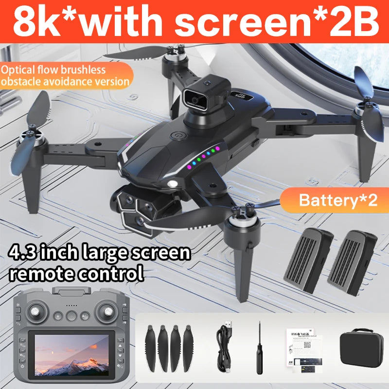 S12 Drone 8K Professional GPS HD Camera Drones 5G WIFI Brushless Motor and more