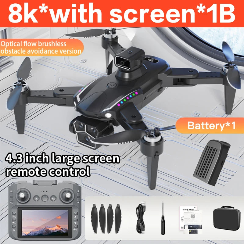 S12 Drone 8K Professional GPS HD Camera Drones 5G WIFI Brushless Motor and more