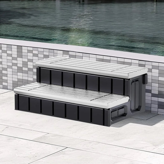 Spa Hot Tub Step with Storage and Non-Slip Design