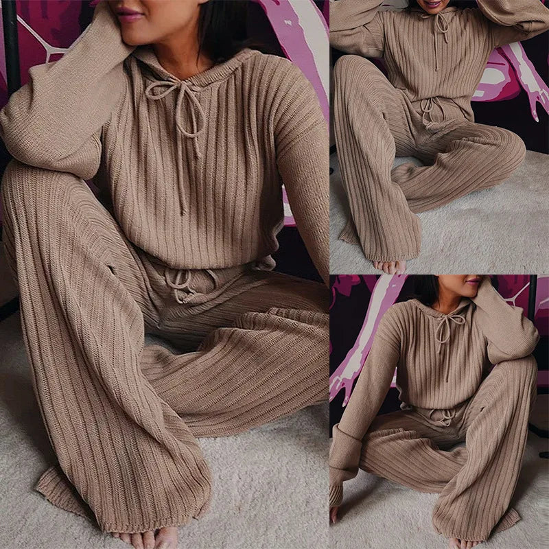 Women's Sweat Suit Long Sleeve, Hoodie, Pants Suit.