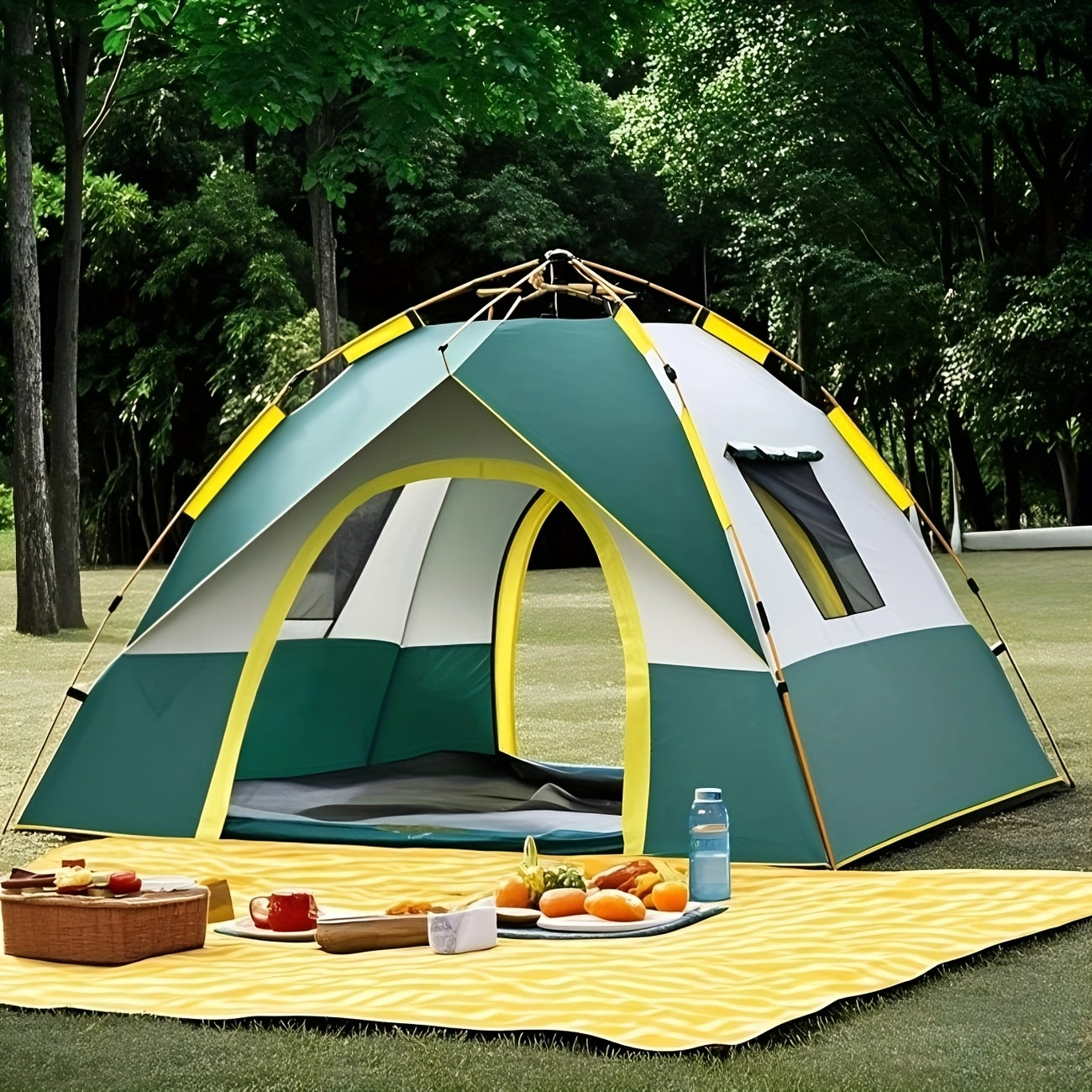 Automatic Pop Up Camping Tent 1-6-Person