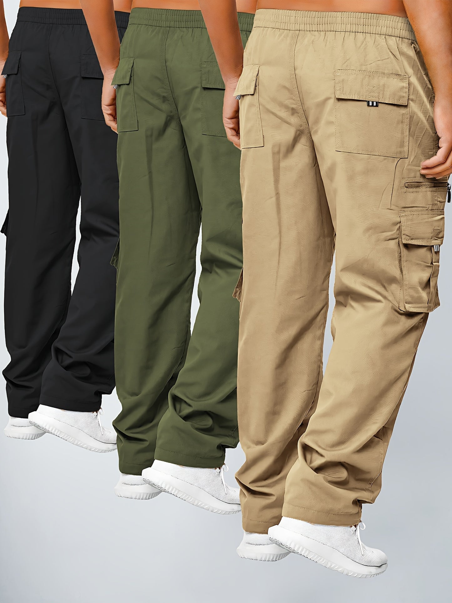 Boys' Cargo Pants Set, Casual Wear